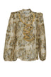 Dixie Women's Shirt with Central Ruffles