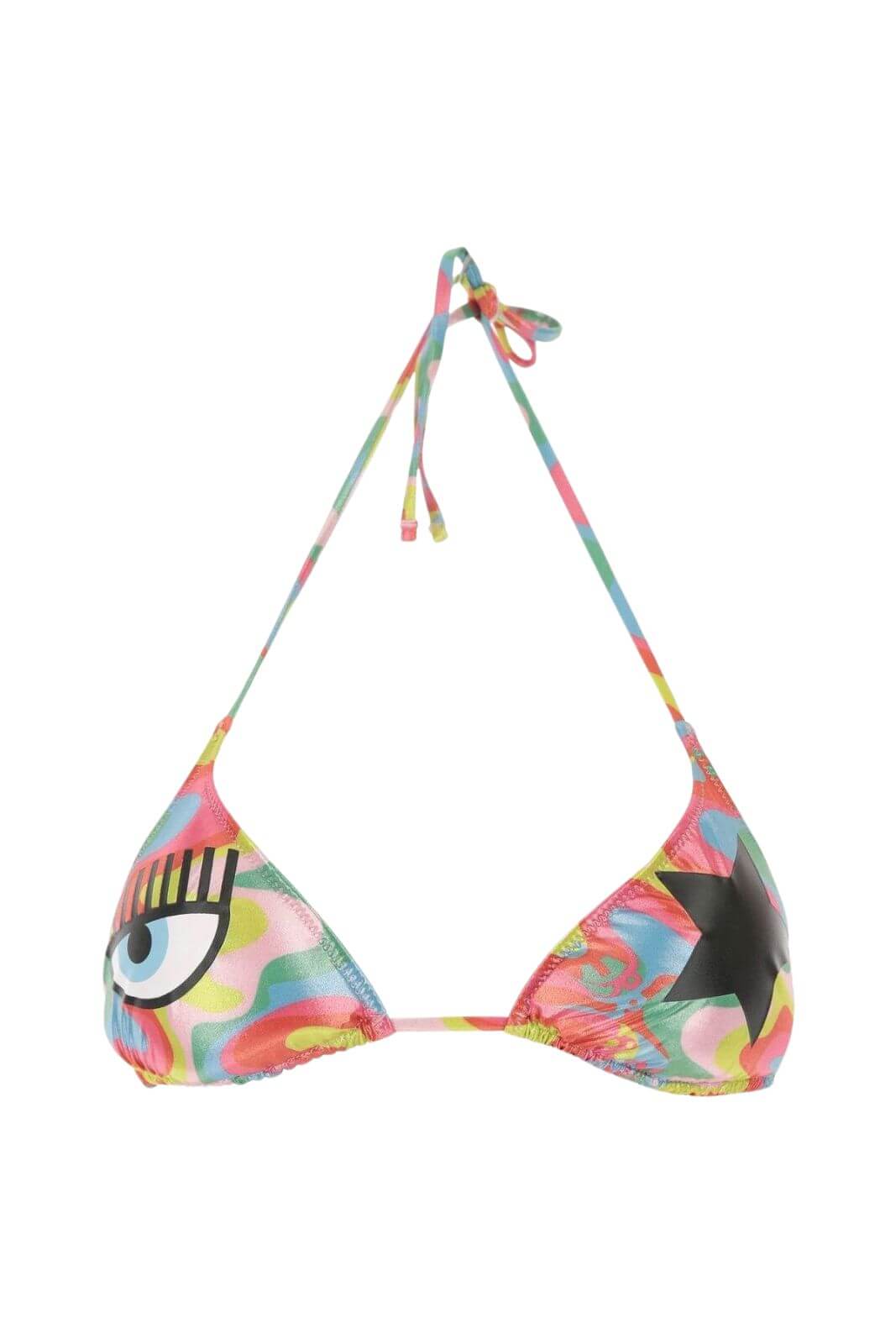 Chiara Ferragni Women's Triangle Swimsuit with Removable Padding