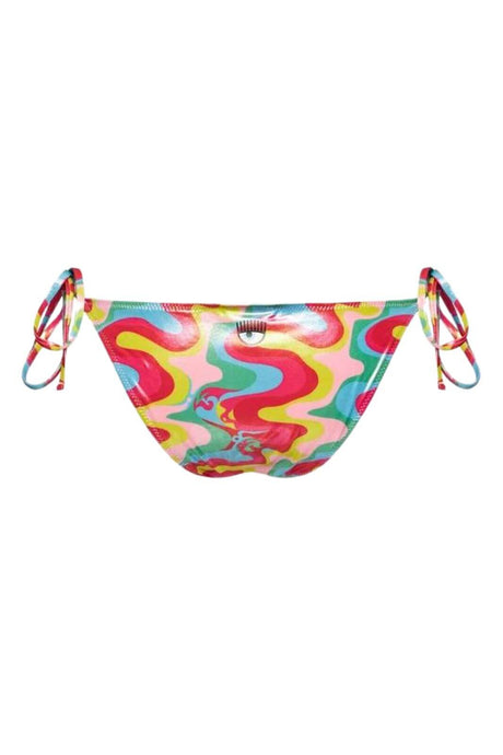 Chiara Ferragni Women's Swim Briefs in Multicolored Pattern