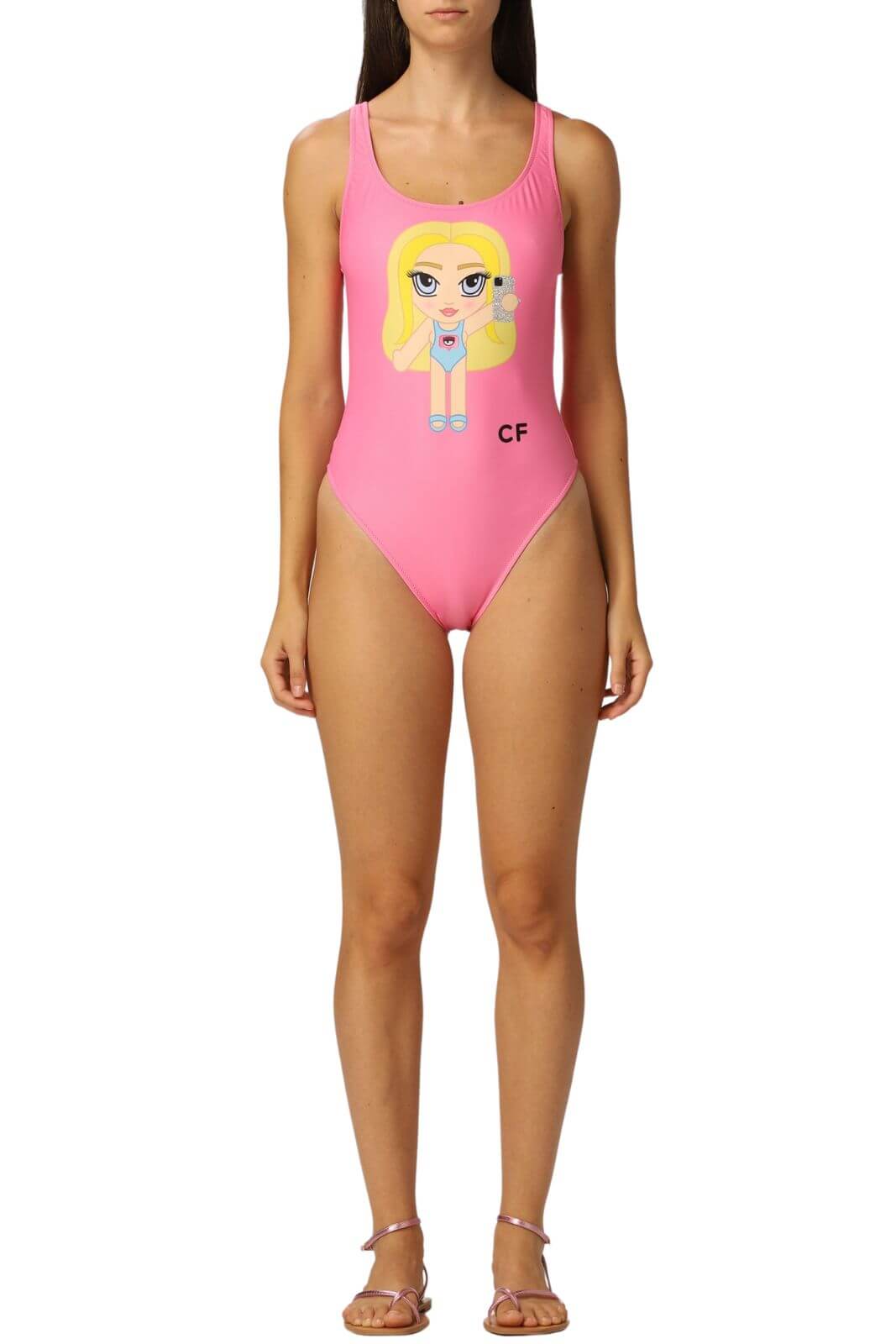 Chiara Ferragni Costume Donna olimpionic swimsuit