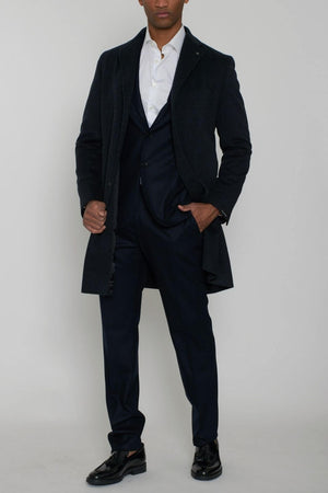 Blazer Uomo Blu Navy Executive Apparel, Taglia 40R – Giacca Singolo Petto Con Tasche Interne Nascoste