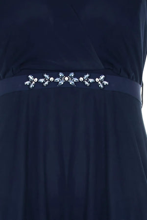 Renaissance Women's Dress with Gem and Rhinestone Belt