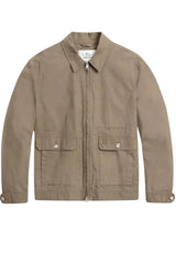 Chaqueta bomber para hombre de Woolrich en jersey teñido en prenda