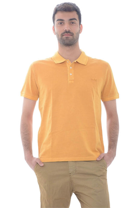 Woolrich Mackinack men's polo shirt, garment dyed, in stretch cotton piqué