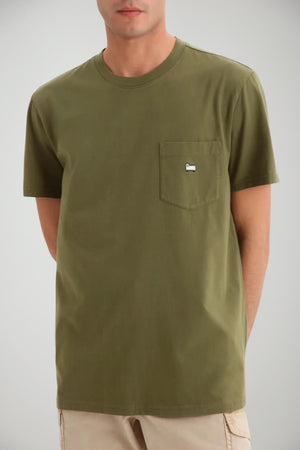 Camiseta de hombre Woolrich POCKET TEE
