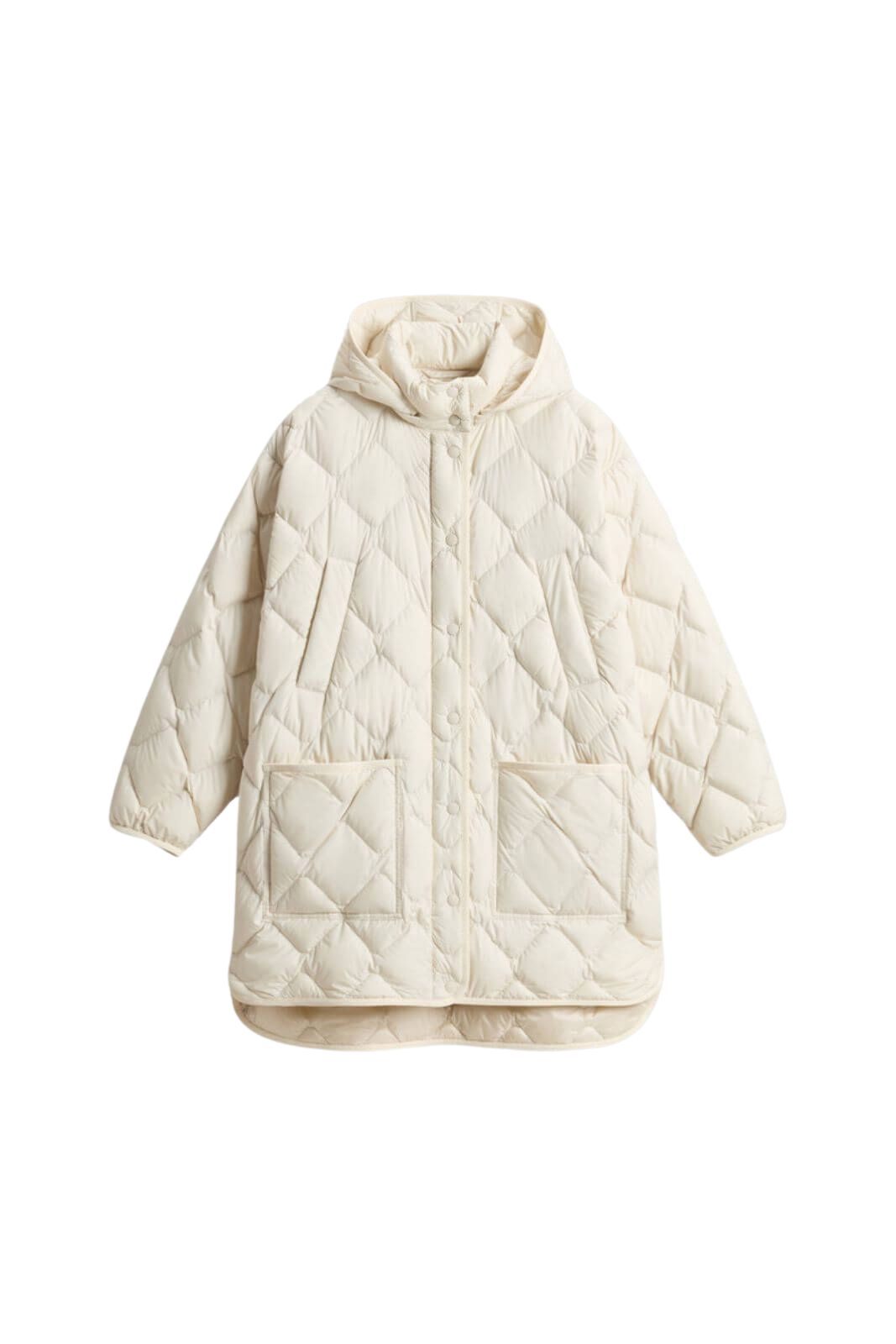 Chaqueta de plumón tipo capa de microfibra Heritage para mujer de Woolrich