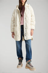 Chaqueta de plumón tipo capa de microfibra Heritage para mujer de Woolrich