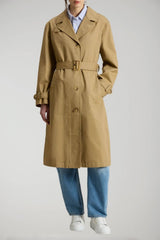 Woolrich trench donna in puro cotone