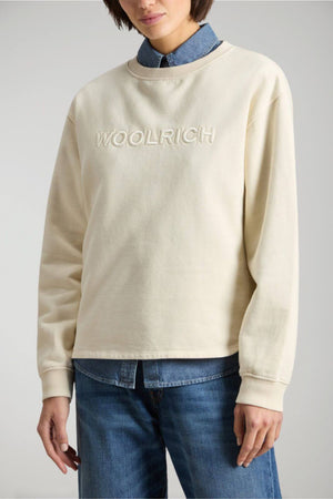 Sudadera de cuello redondo de polar ligero para mujer de Woolrich