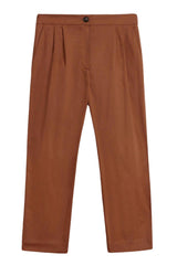 Woolrich Women's Poplin Trousers with Pleats