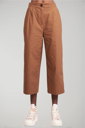 Woolrich Women's Poplin Trousers with Pleats