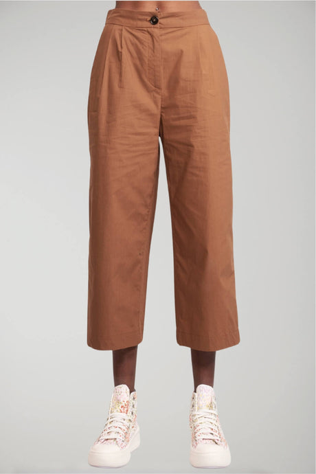 Woolrich Women's Poplin Trousers with Pleats
