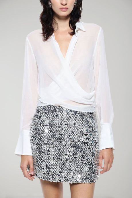 Imperial Women's Shirt with Drape