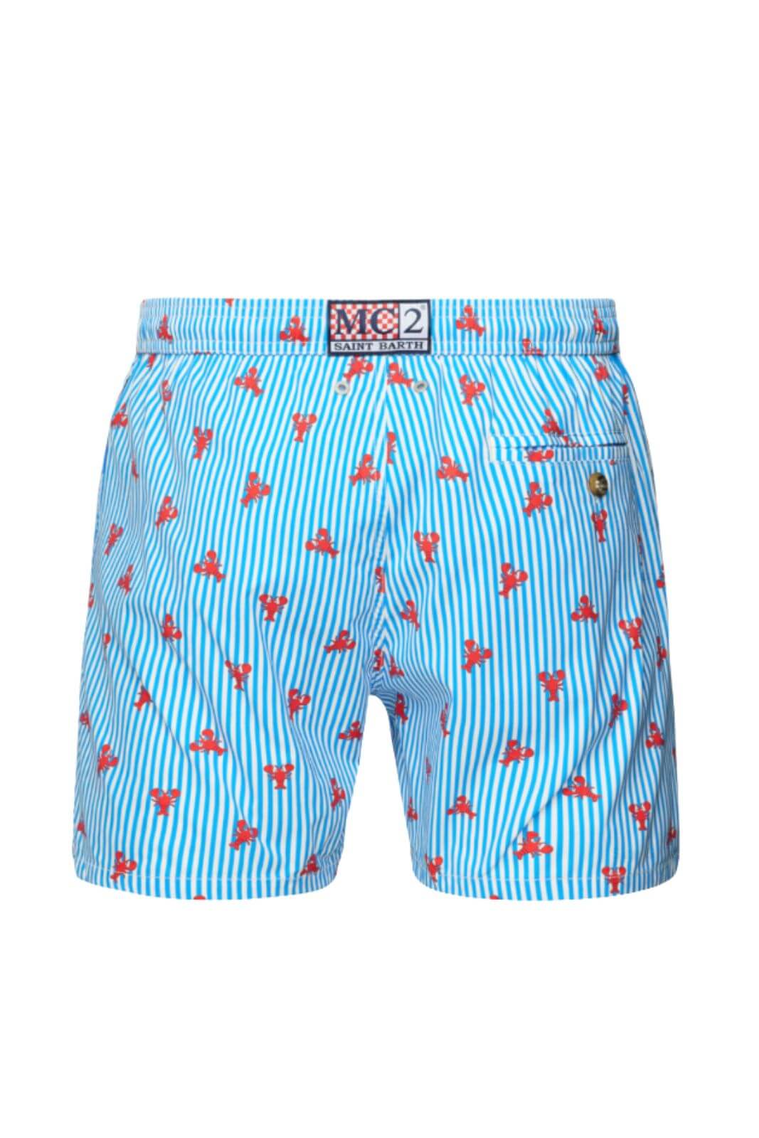 Bañador para hombre MC2 Saint Barth COMFORT LIGHT Lob Block rayas