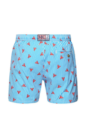 Bañador para hombre MC2 Saint Barth COMFORT LIGHT Lob Block rayas