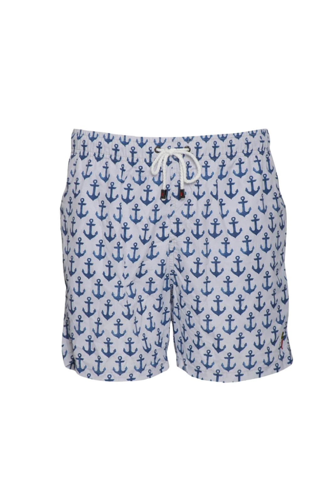 Posillipo Fishermen's Cooperative Men's Swimsuit with Anchor Print