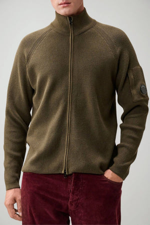 CP Company Cardigan Uomo Waffle Knit