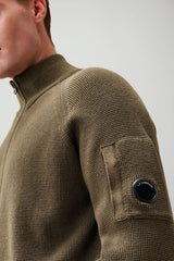 CP Company Cardigan Uomo Waffle Knit