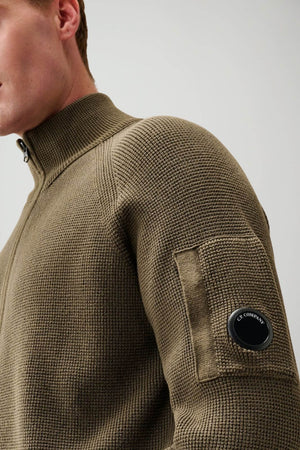 CP Company Cardigan Uomo Waffle Knit
