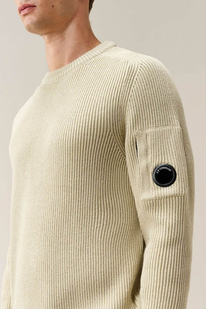 CP Company Maglia Uomo Full Rib Cotton Crewneck