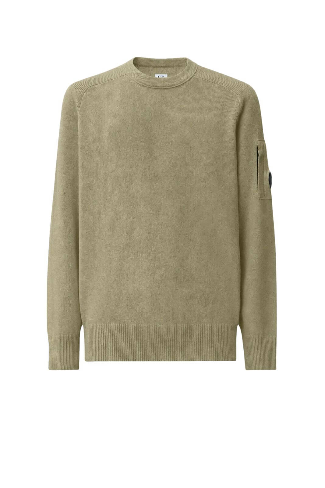 CP Company Maglia Uomo Lambswool Crewneck / Tortora