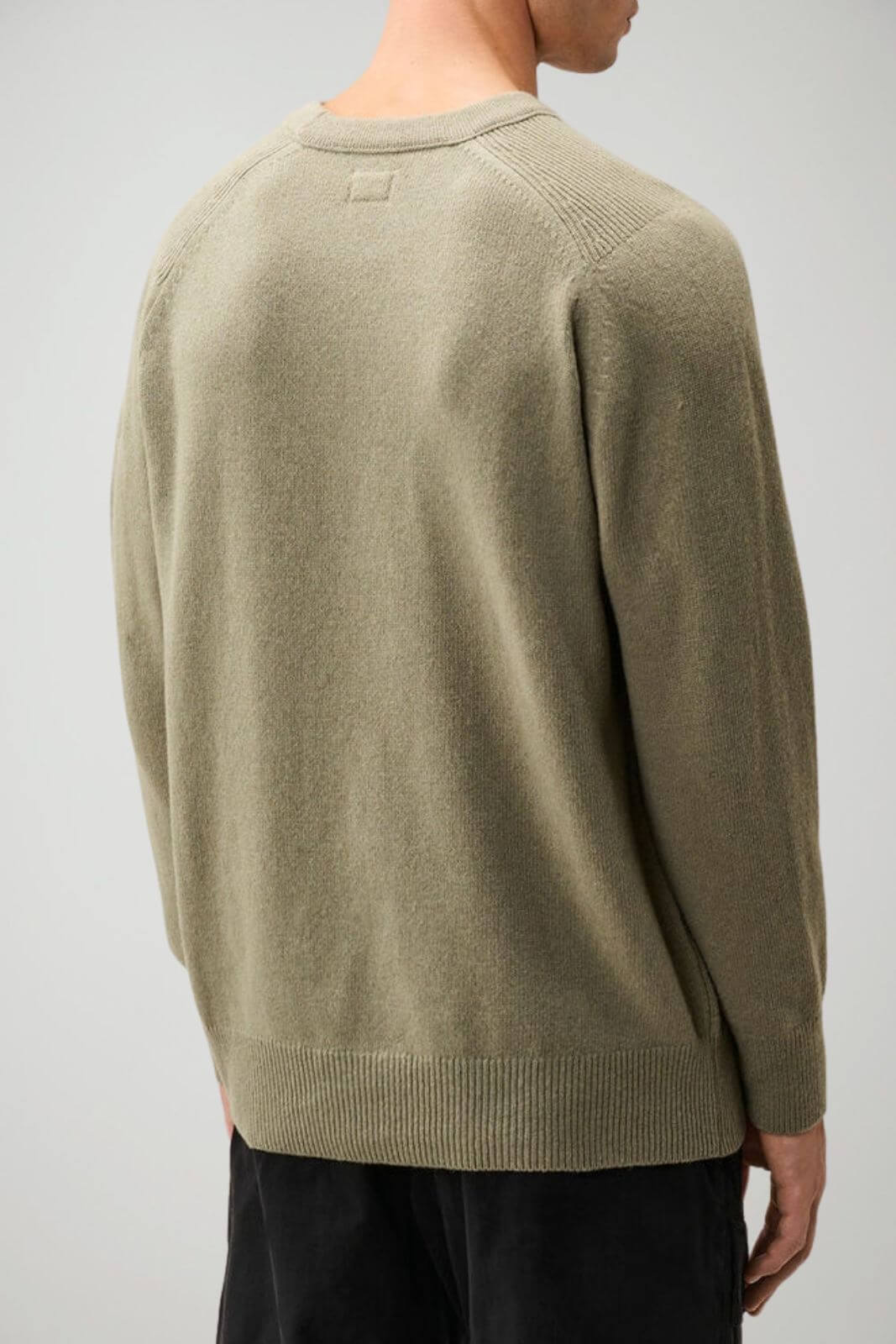 CP Company Maglia Uomo Lambswool Crewneck / Tortora