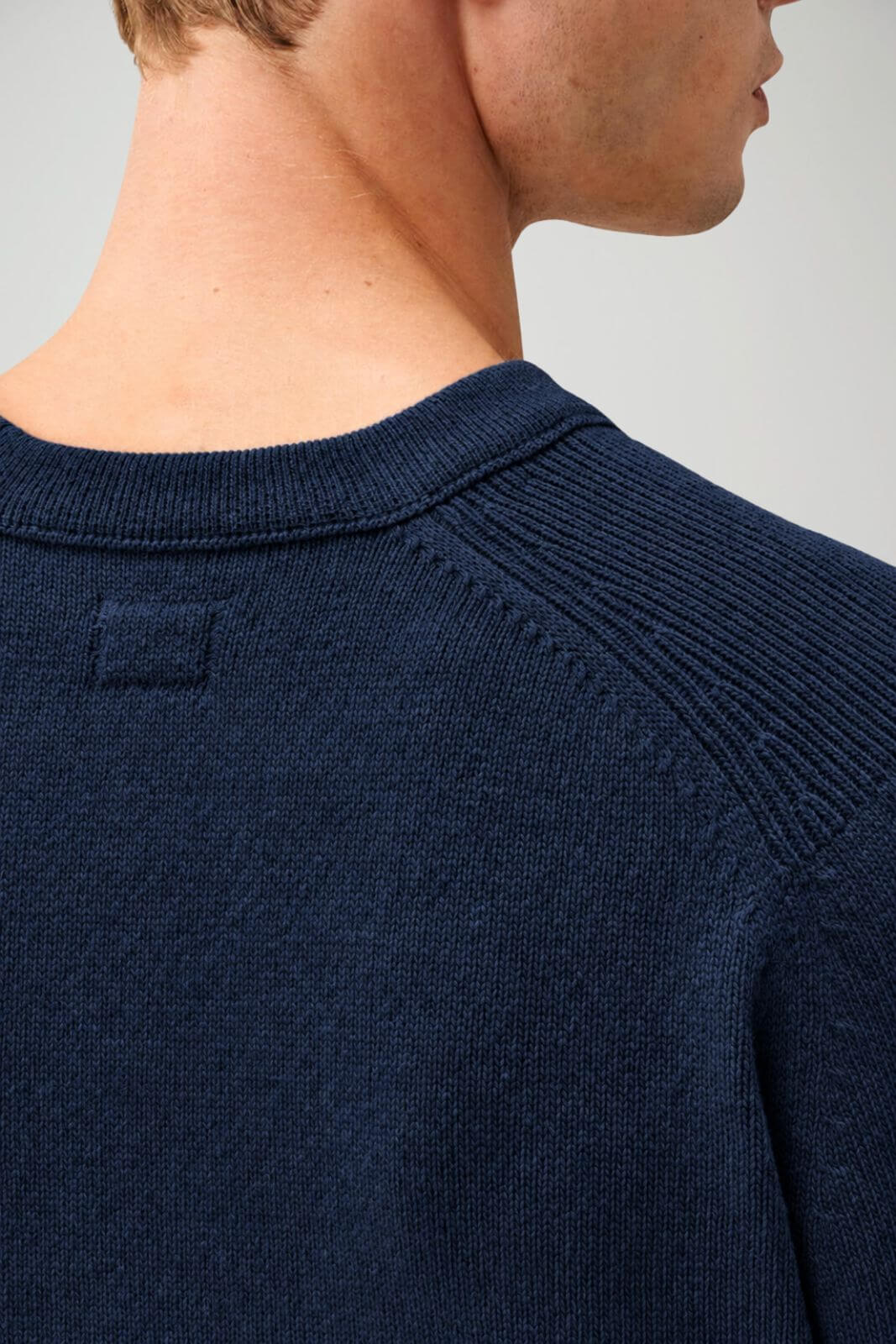 CP Company Maglia Uomo Lambswool Crewneck / Navy
