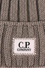 CP Company Cappello Uomo in lana a coste / Grigio