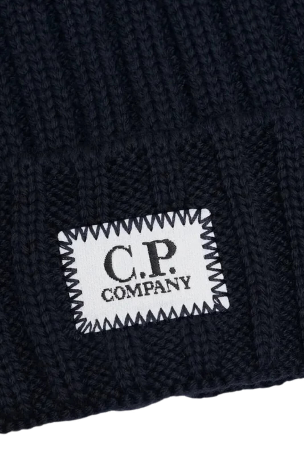 CP Company Cappello Uomo in lana a coste / Navy