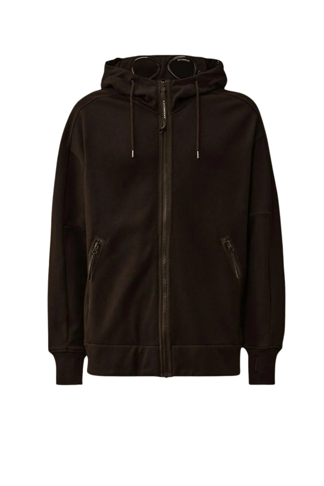 CP Company Felpa Uomo Full Zip con lenti Goggle