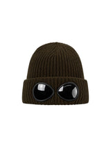 CP Company Cappello Uomo in lana con lenti / Kaki
