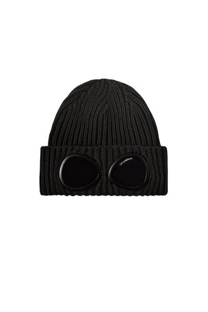 CP Company Cappello Uomo in lana con lenti / Nero