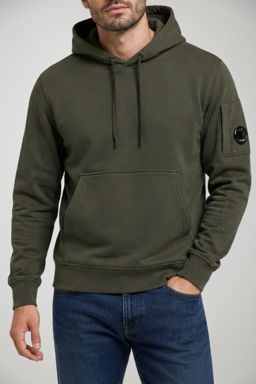 CP Company Felpa Uomo Diagonal Raised Fleece