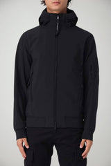 CP Company Giacca Uomo in nylon stretch con lente / Nero
