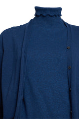 Cardigan e Dolcevita Camilla Clodel dettaglio