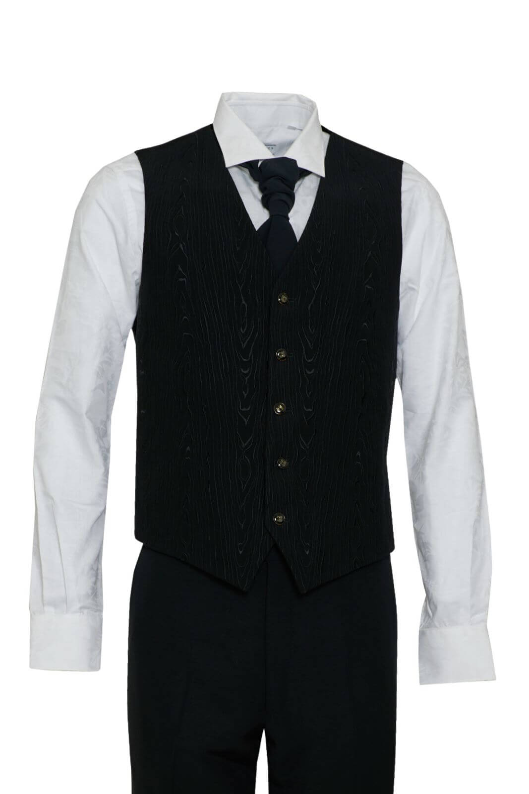 Gilet con cinque bottoni coordinato