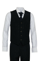 Gilet con cinque bottoni coordinato
