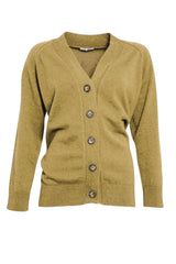 Cardigan da donna con bottoni fronte beige