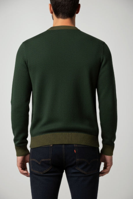 Maglia varsity da uomo Cashmere Company in misto lana 