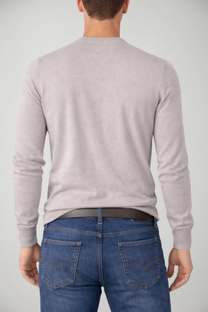 Maglia da uomo Cashmere Company in cotone girocollo