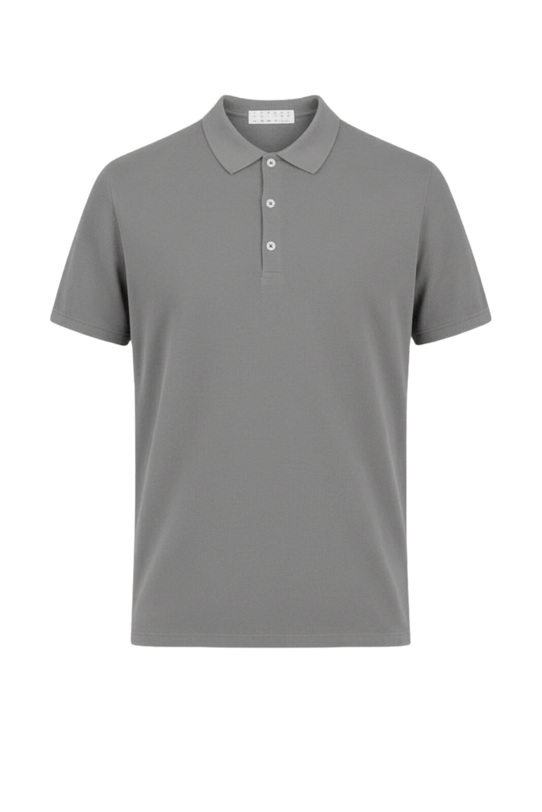 Polo da uomo Cashmere Company in misto lino a maniche corte