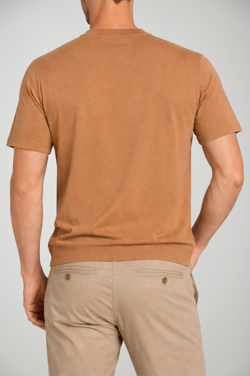 T-shirt da uomo Cashmere Company in misto lino