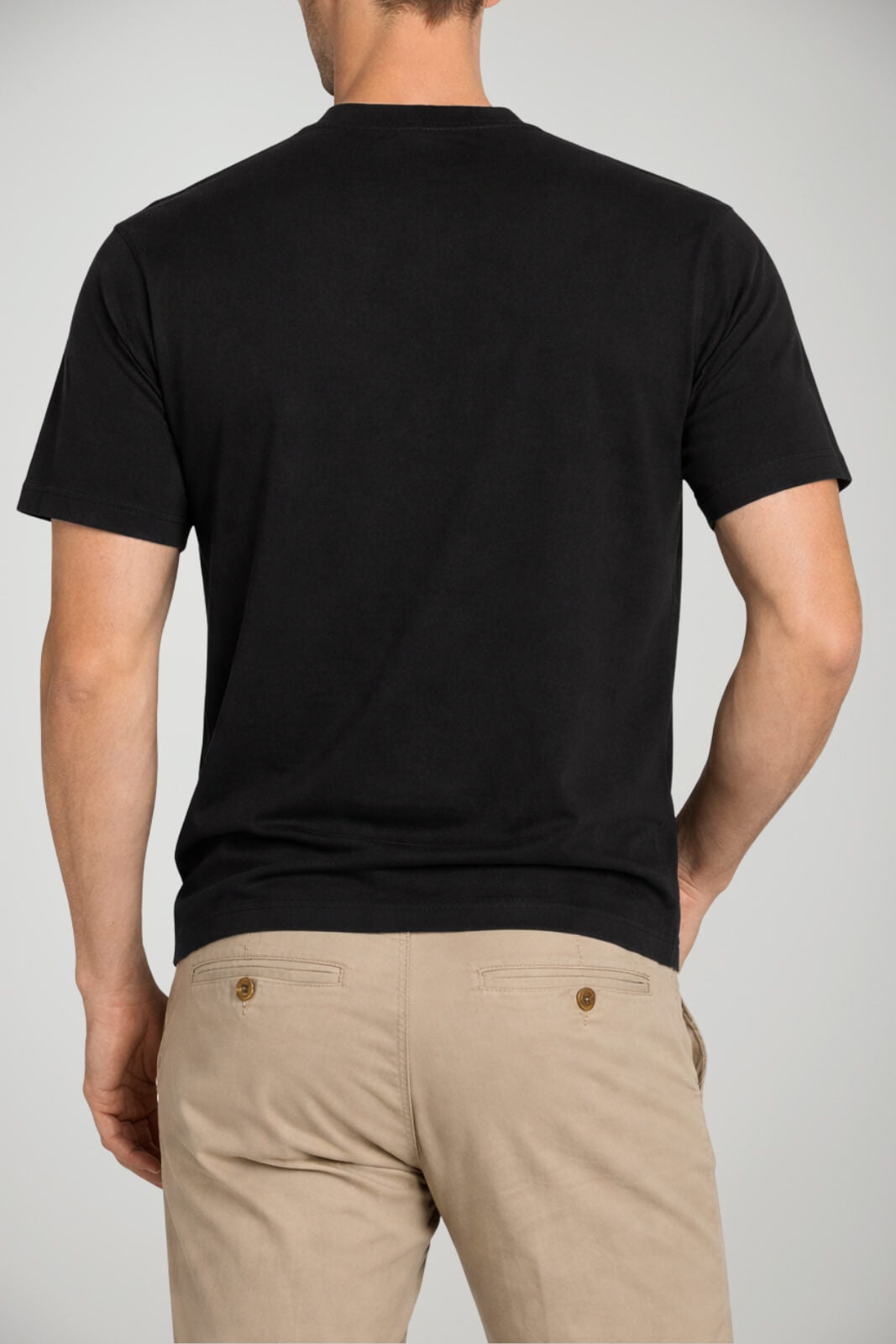 T-shirt da uomo Cashmere Company a girocollo e maniche corte