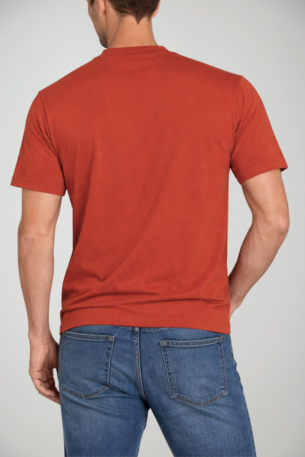 T-shirt da uomo Cashmere Company a girocollo e maniche corte