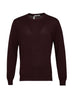 Maglia da uomo Cashmere e Company a girocollo in lana merino a tinta unita fronte