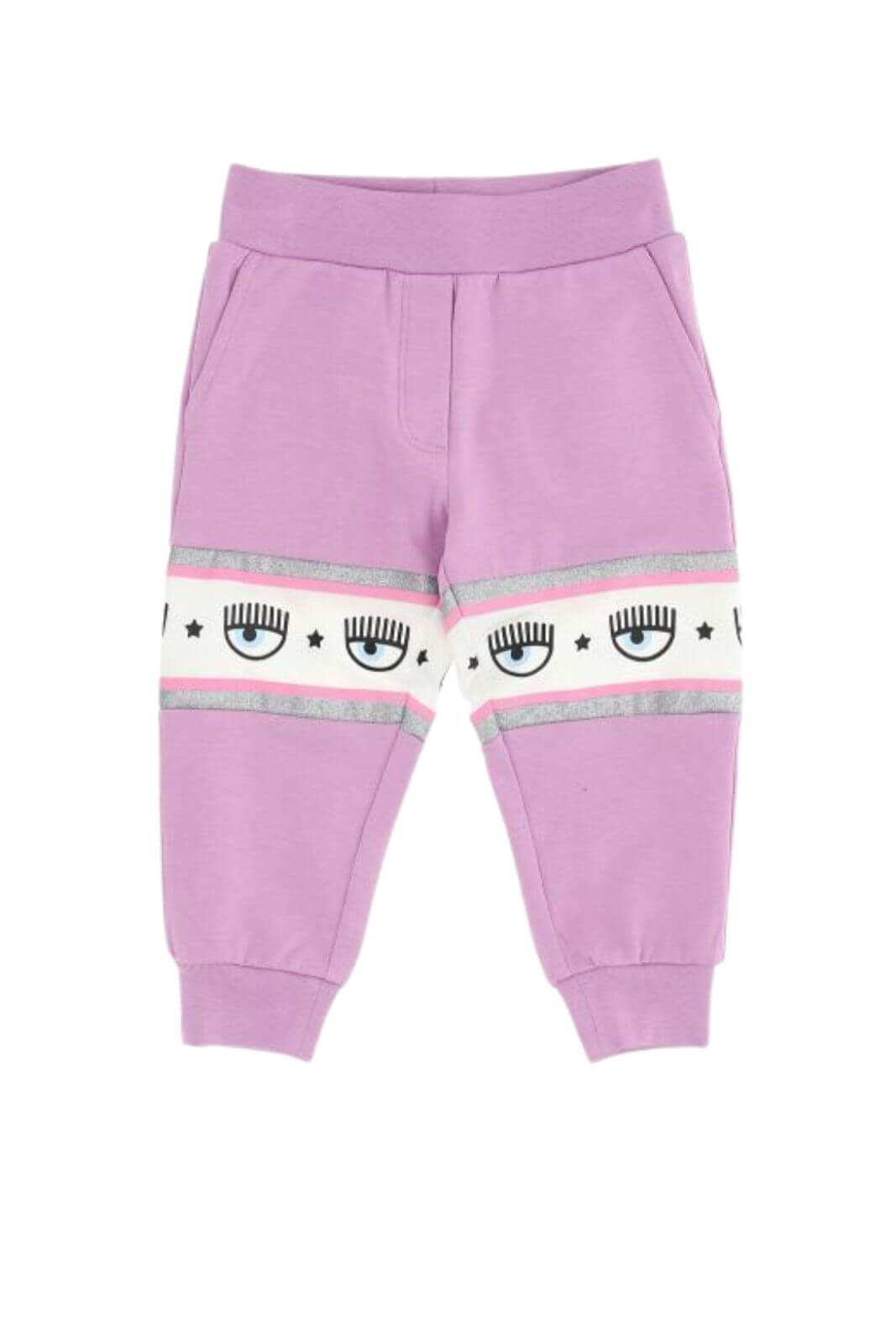 Chiara Ferragni Pantalone Bambina in tessuto felpato