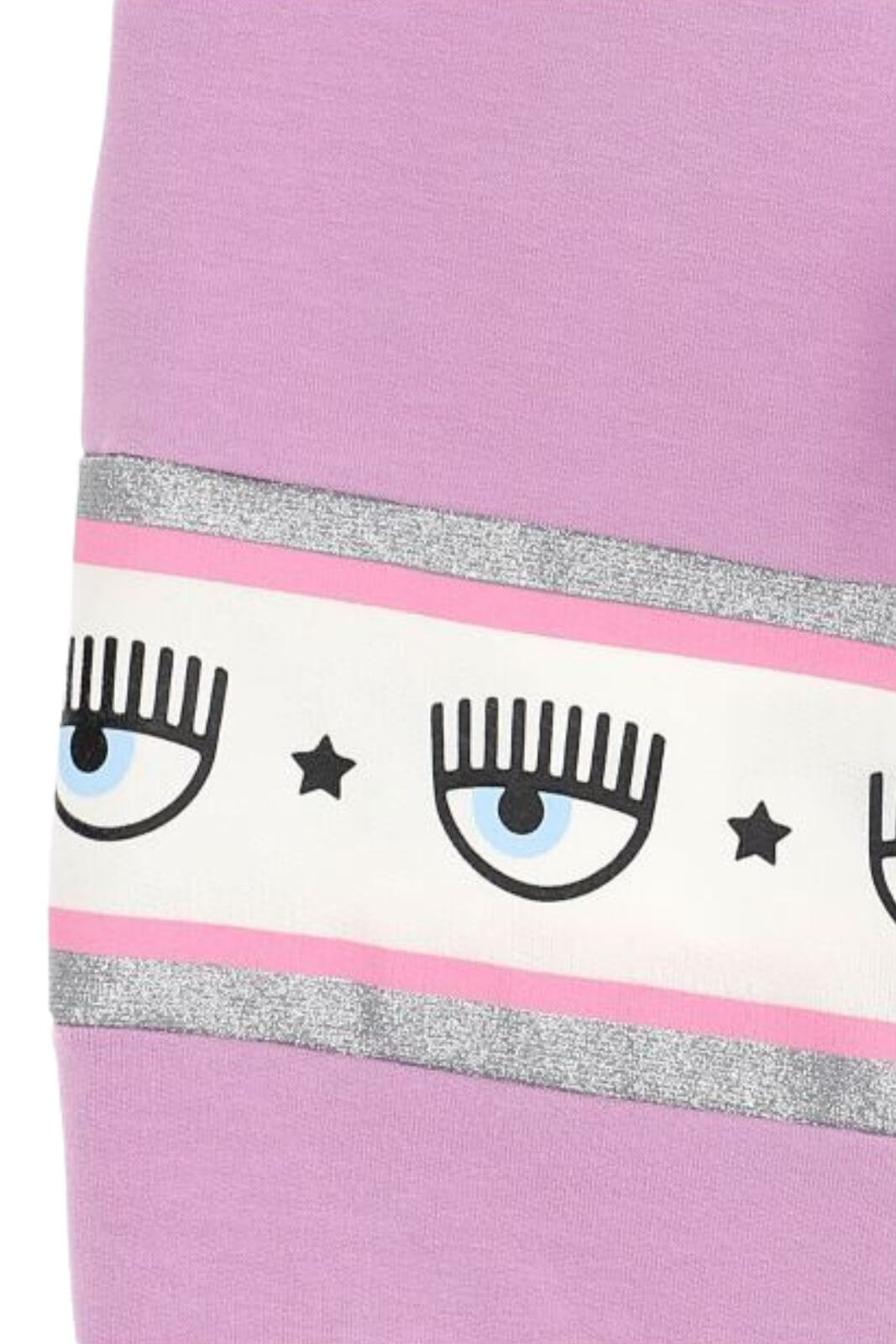 Chiara Ferragni Pantalone Bambina in tessuto felpato