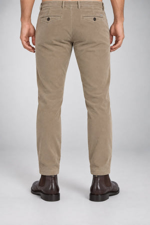 Clark Pantaloni Uomo Chino in Velluto a Costine