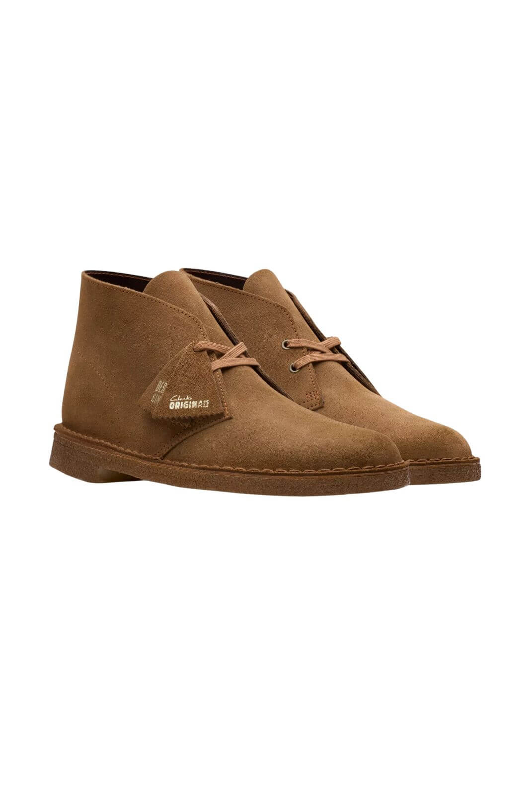 Clarks Desert Trek Suede - Stivali Uomo In Pelle Scamosciata Cola - Suola In Crepe