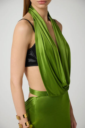 Elisabetta Franchi Abito Donna da sera in viscosa lucida